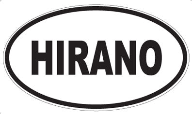 HIRANO - Oval Magnet