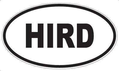 HIRD - Oval Magnet