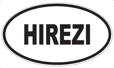 HIREZI - Oval Sticker