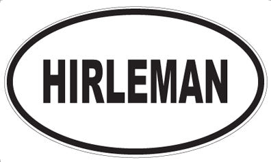 HIRLEMAN - Oval Magnet