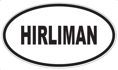 HIRLIMAN - Oval Magnet
