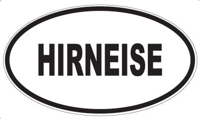 HIRNEISE - Oval Magnet