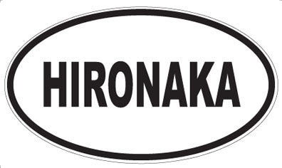HIRONAKA - Oval Magnet