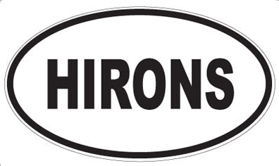 HIRONS - Oval Magnet