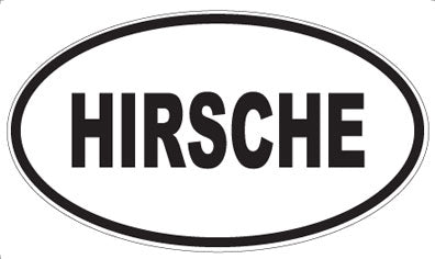 HIRSCHE - Oval Magnet
