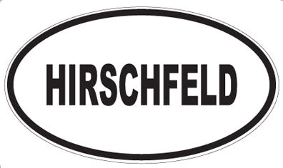 HIRSCHFELD - Oval Magnet