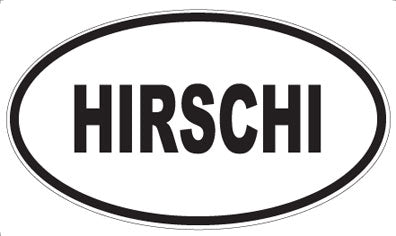 HIRSCHI - Oval Magnet