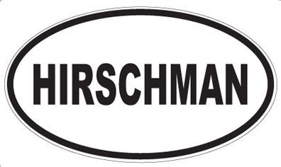 HIRSCHMAN - Oval Magnet