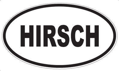 HIRSCH - Oval Magnet
