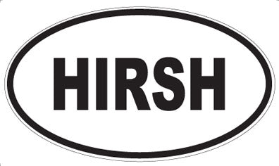 HIRSH - Oval Magnet