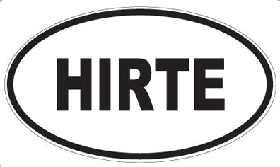 HIRTE - Oval Magnet