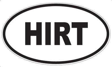 HIRT - Oval Magnet