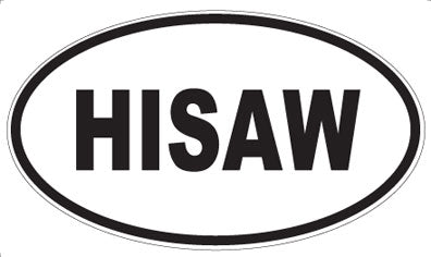 HISAW - Oval Magnet