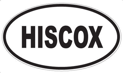 HISCOX - Oval Sticker