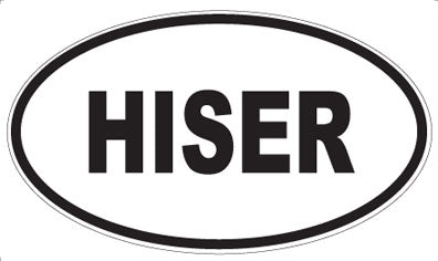 HISER - Oval Magnet