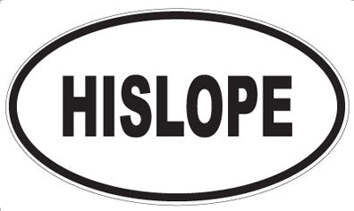 HISLOPE - Oval Magnet