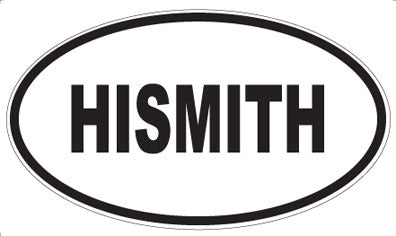 HISMITH - Oval Sticker