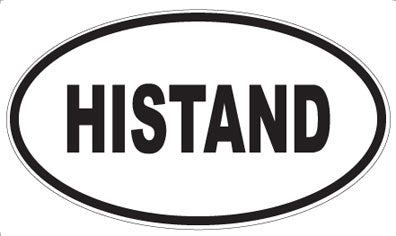 HISTAND - Oval Sticker