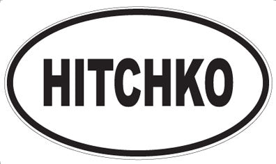 HITCHKO - Oval Sticker