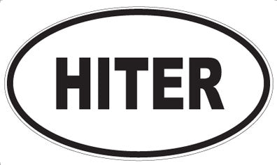 HITER - Oval Magnet