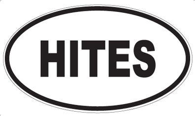 HITES - Oval Magnet