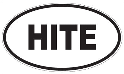 HITE - Oval Magnet