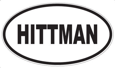 HITTMAN - Oval Magnet