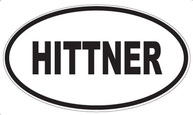 HITTNER - Oval Magnet