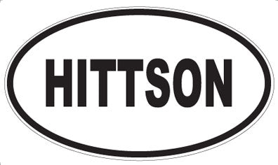 HITTSON - Oval Magnet