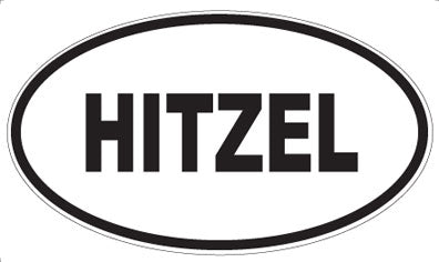 HITZEL - Oval Magnet