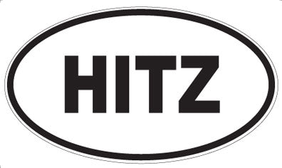 HITZ - Oval Magnet