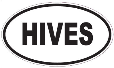 HIVES - Oval Sticker