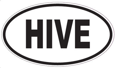 HIVE - Oval Sticker