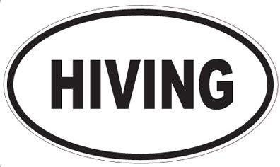 HIVING - Oval Sticker