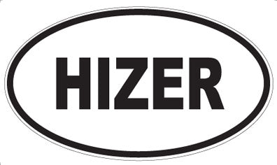 HIZER - Oval Magnet