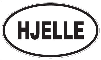 HJELLE - Oval Magnet