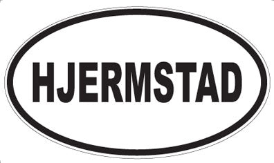 HJERMSTAD - Oval Magnet