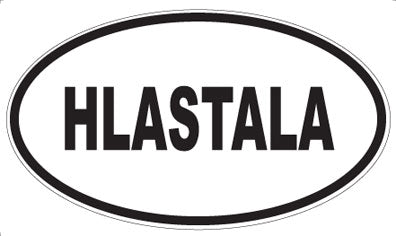HLASTALA - Oval Magnet