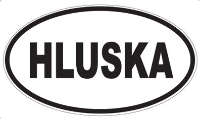 HLUSKA - Oval Magnet