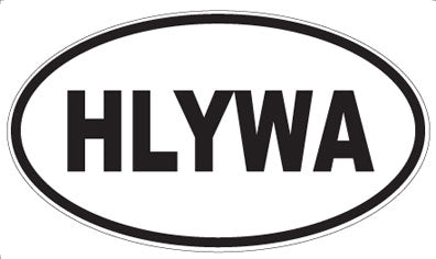 HLYWA - Oval Magnet