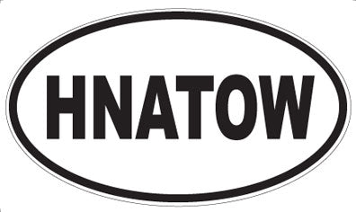HNATOW - Oval Magnet