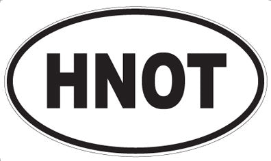 HNOT - Oval Magnet