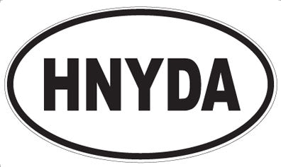 HNYDA - Oval Magnet