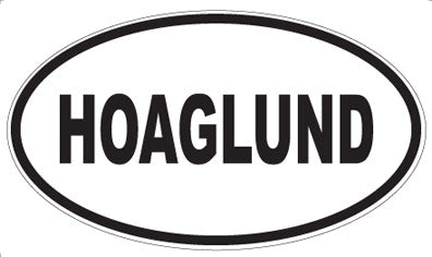 HOAGLUND - Oval Magnet