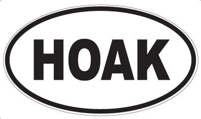 HOAK - Oval Magnet