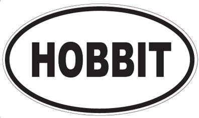 HOBBIT - Oval Sticker