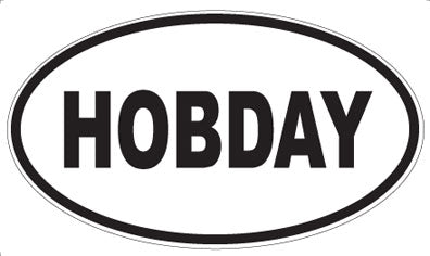 HOBDAY - Oval Magnet