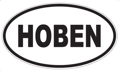 HOBEN - Oval Magnet