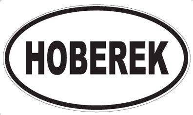 HOBEREK - Oval Sticker