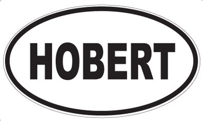 HOBERT - Oval Magnet